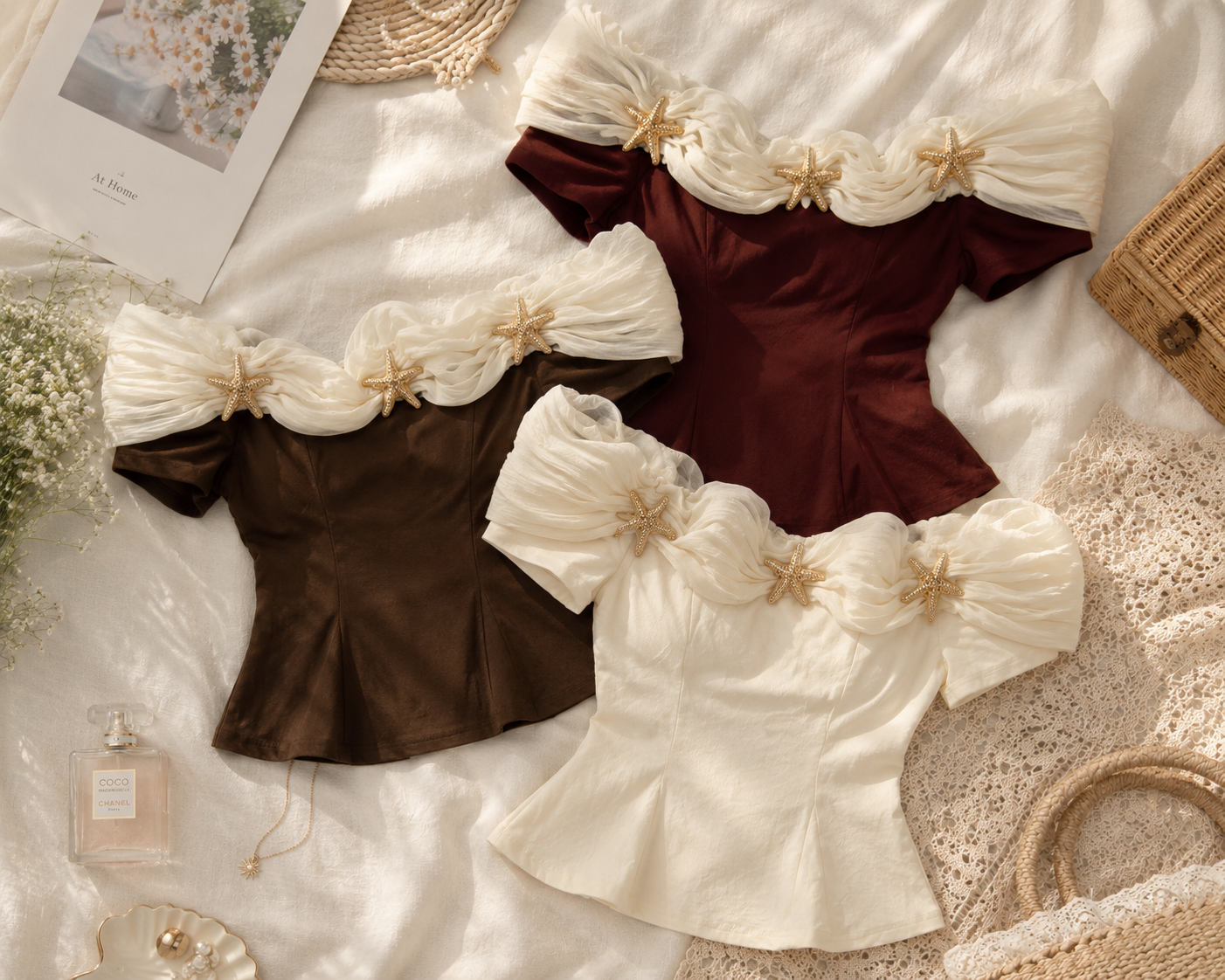 Starfish Embellished Premium Top