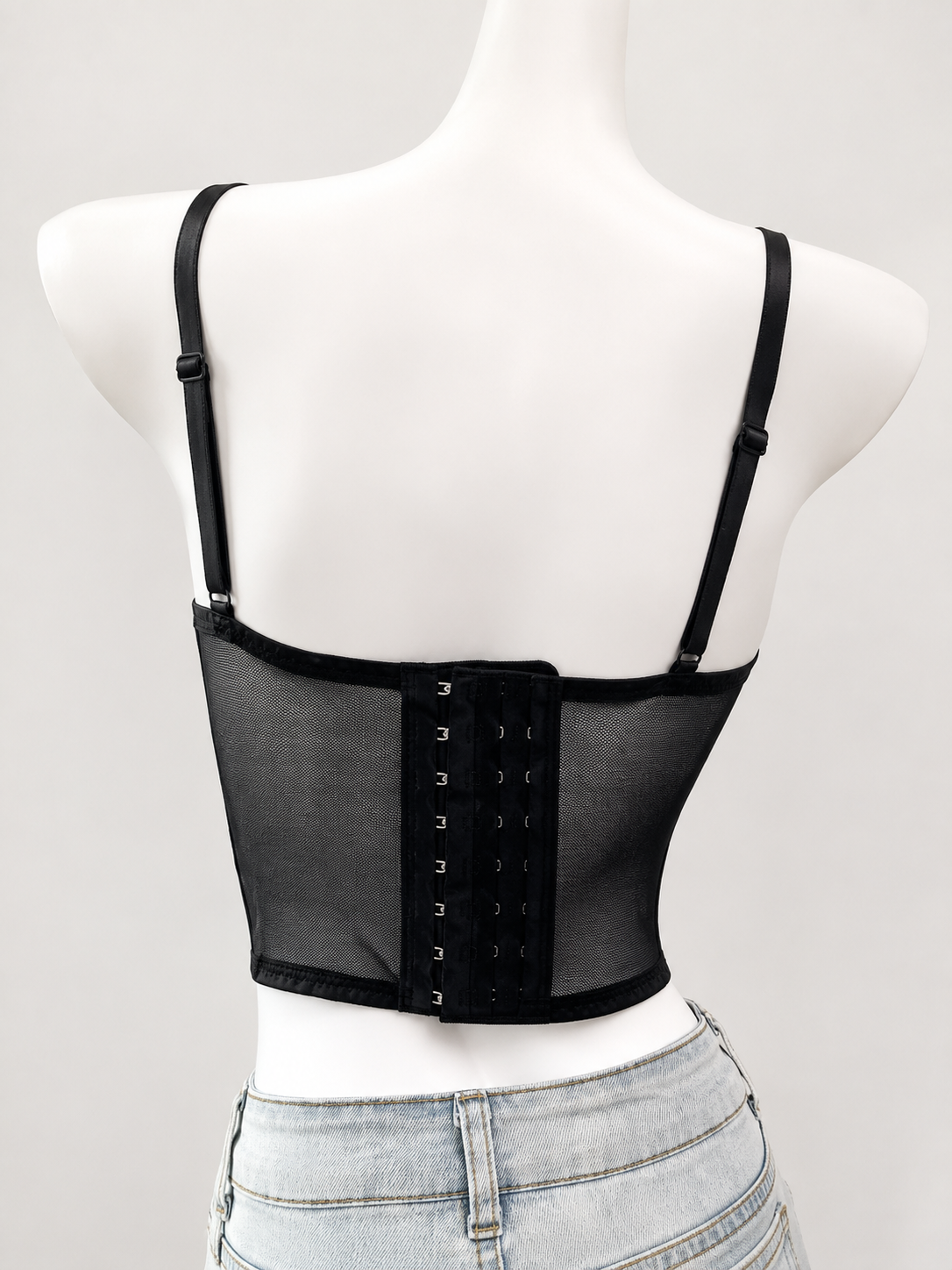 The Amour Damask Corset Padded Top