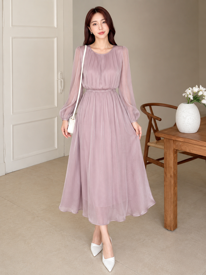 Shimmer Chiffon Dress