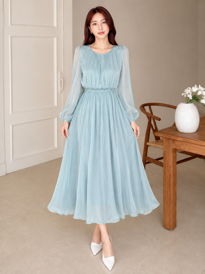 Shimmer Chiffon Dress