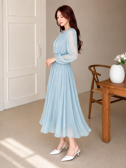 Shimmer Chiffon Dress