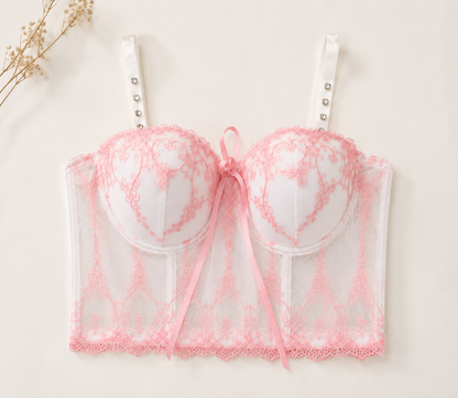 The Amour Damask Corset Padded Top